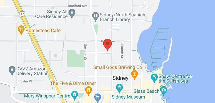 map of 105-2380 Brethour Ave